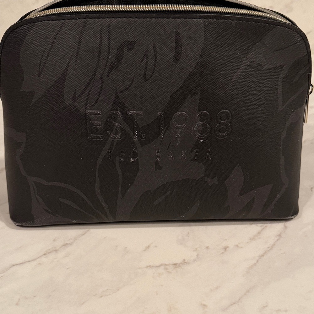 Ted Baker Black Toiletry Bag